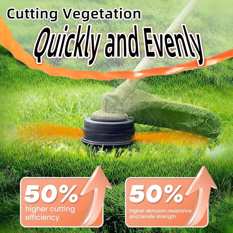 Quintillus String Trimmer Line .095 0.5 LB Compatible with Ego String Trimmer 095 Weed Eater String Twisted Trimmer Line Universal Fit Weed Wacker String Trimmer String Premium Material Reusable Reel - Image 4
